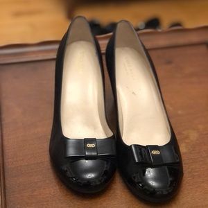 Coke Haan Black Wedge Heel
